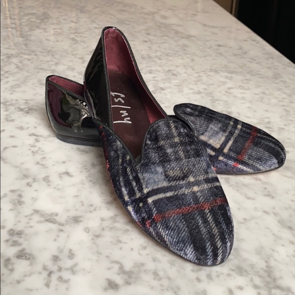 FS/NY plaid flats